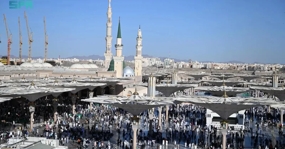 Over 6.7 Million Worshippers Visit Prophet’s Mosque in Madinah Last Week