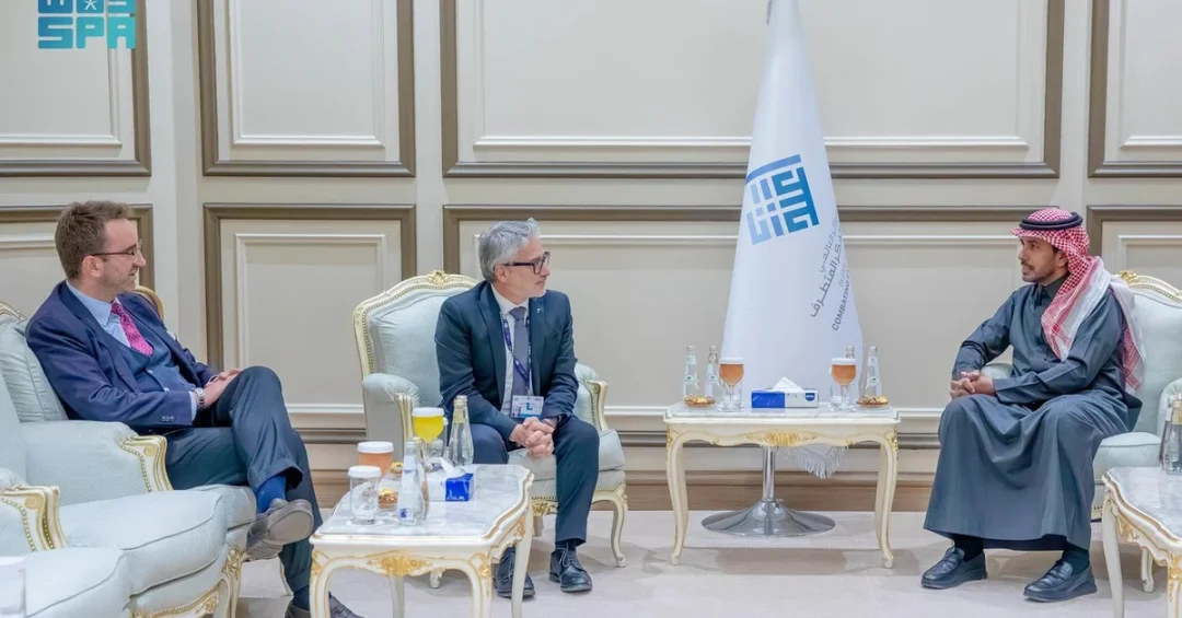 Etidal Chief and Italian Lawmaker Discuss Combating Extremism in Riyadh