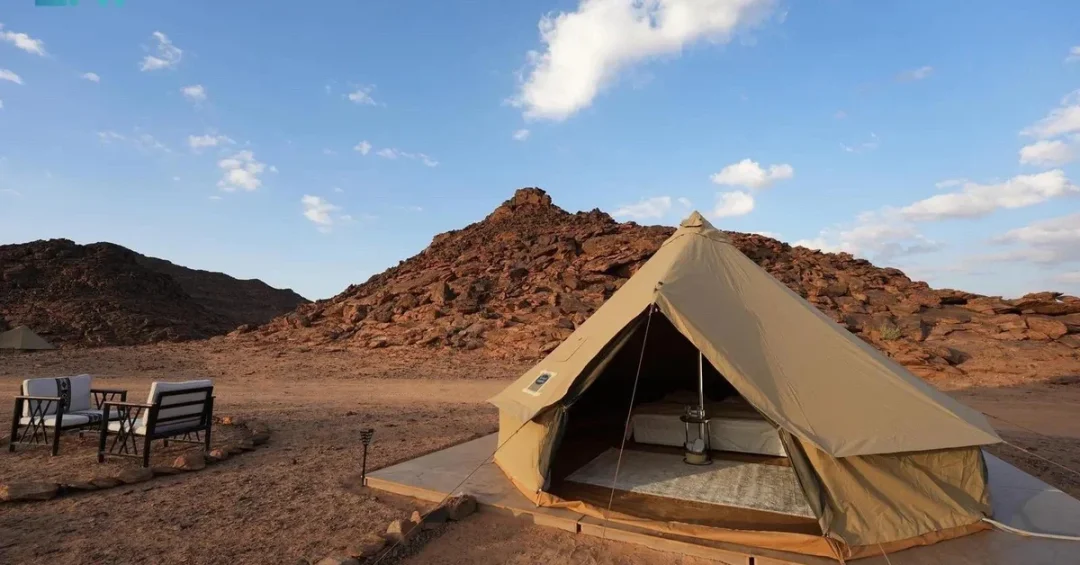 Al-Tawil Camp Sees Visitor Surge During Saudi School Break
