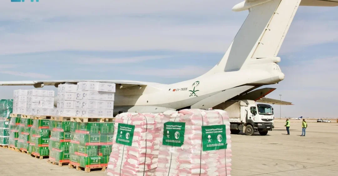 Sixth Saudi Relief Plane Arrives in Syria with Essential Aid