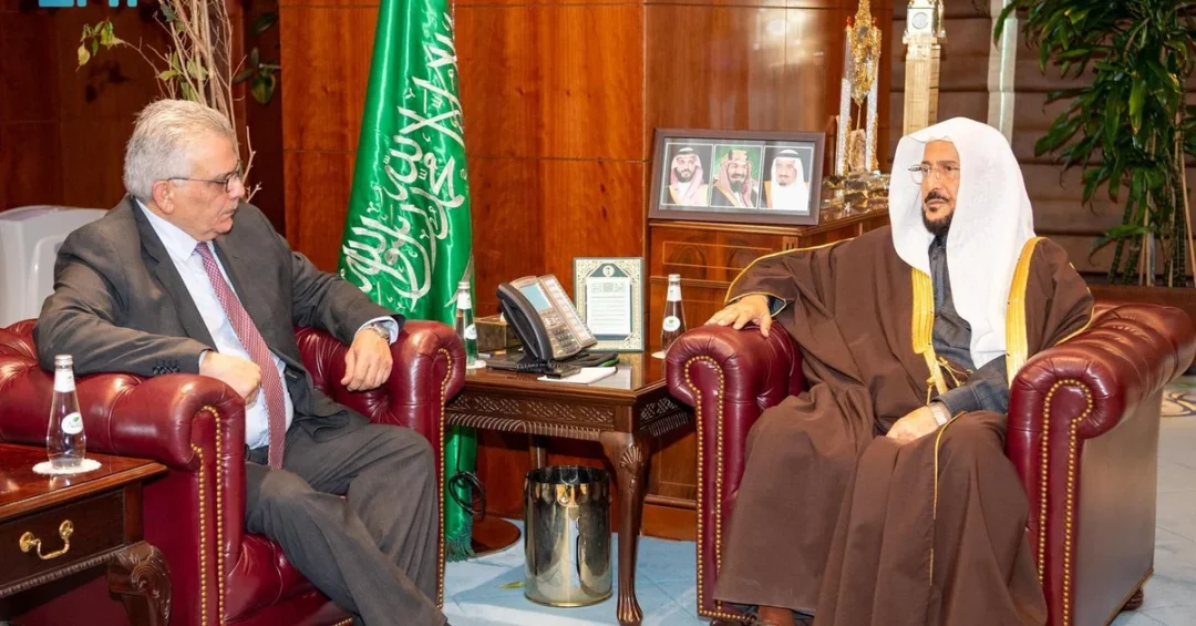 Saudi Islamic Affairs Minister Meets Palestinian Ambassador in Riyadh