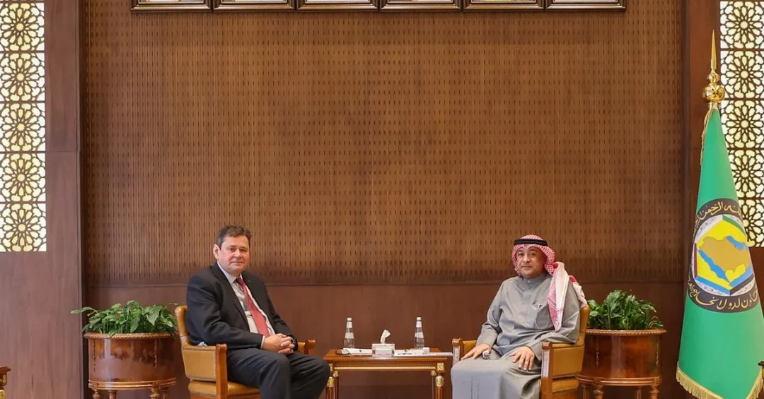 GCC Secretary General and UK Ambassador Discuss Free Trade Progress in Riyadh