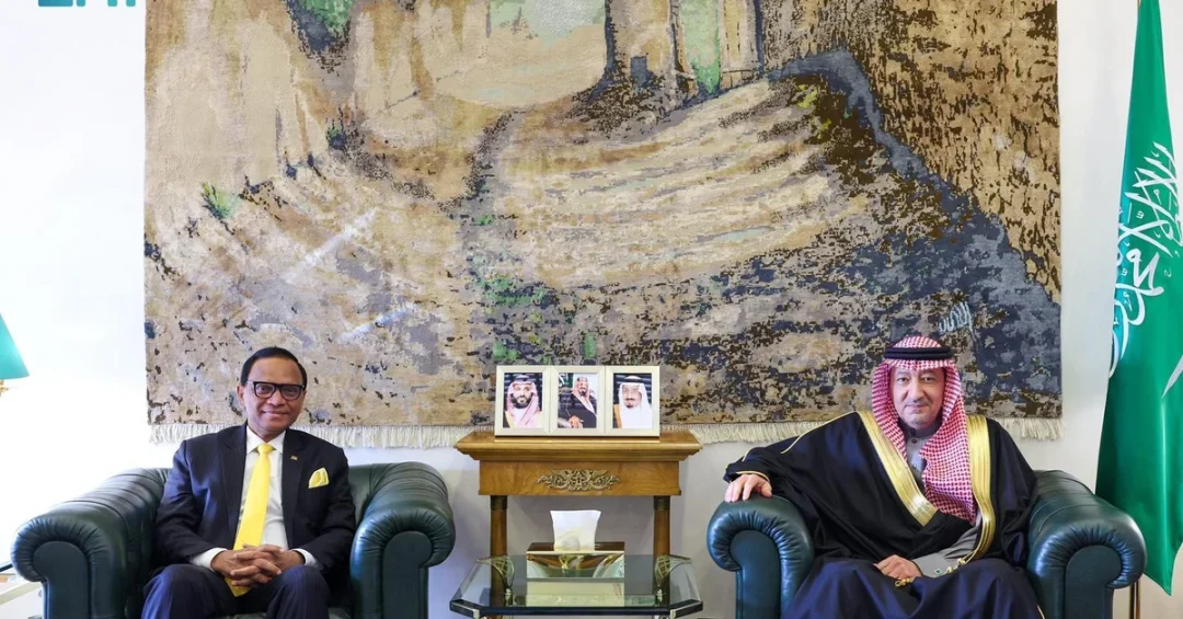 Saudi Vice Foreign Minister Meets Sri Lanka Ambassador in Riyadh