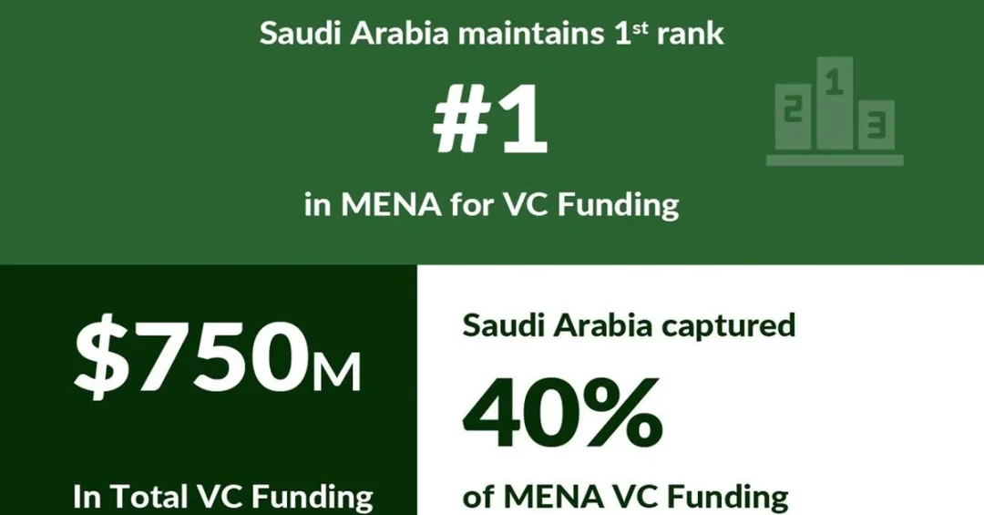 Saudi Arabia Tops MENA Venture Capital Rankings with $750M in 2024