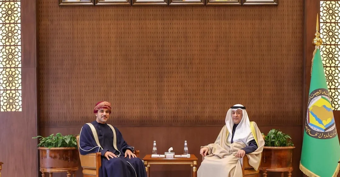 GCC Secretary General Receives Omani Ambassador to Saudi Arabia