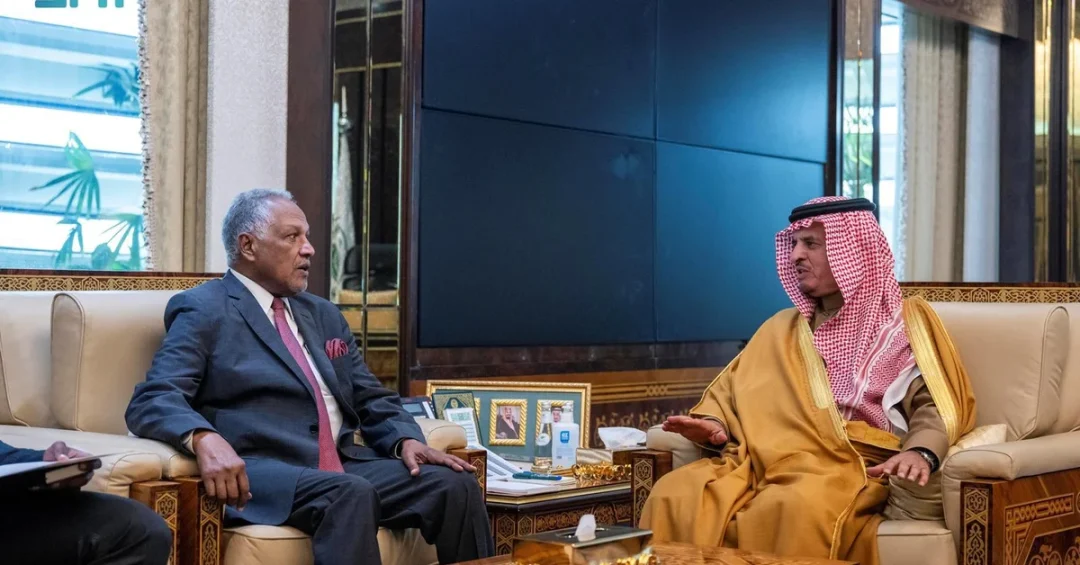Saudi Vice Interior Minister Hosts Sudanese Ambassador in Riyadh