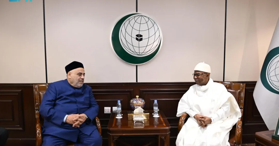 OIC Secretary General Meets Mufti of Azerbaijan in Jeddah