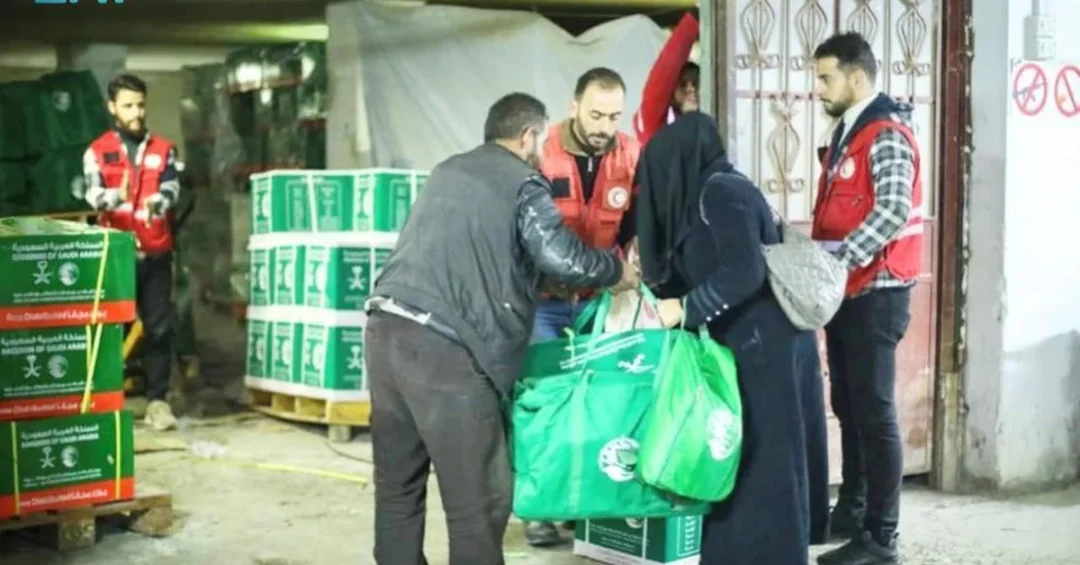 KSrelief Distributes Essential Aid to 306 Families in Syria’s Douma