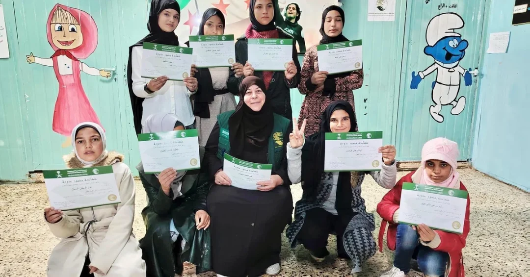 KSrelief Completes 31st Training Course for Refugees in Jordan’s Zaatari Camp