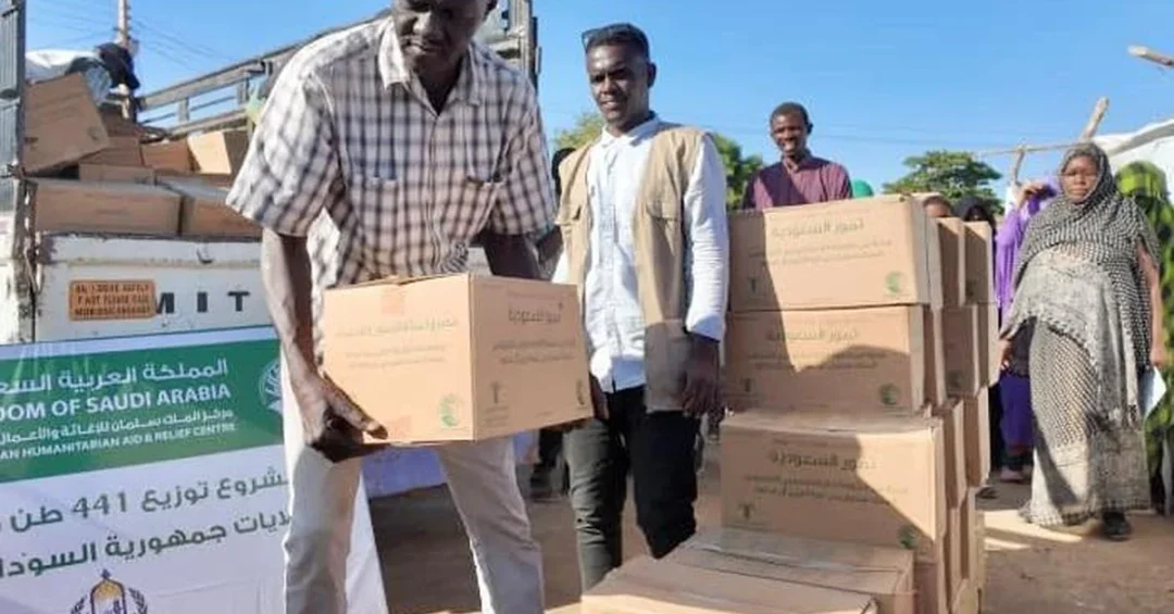 KSrelief Brings Food Aid to 5,856 Displaced People in Sudan’s Kassala State