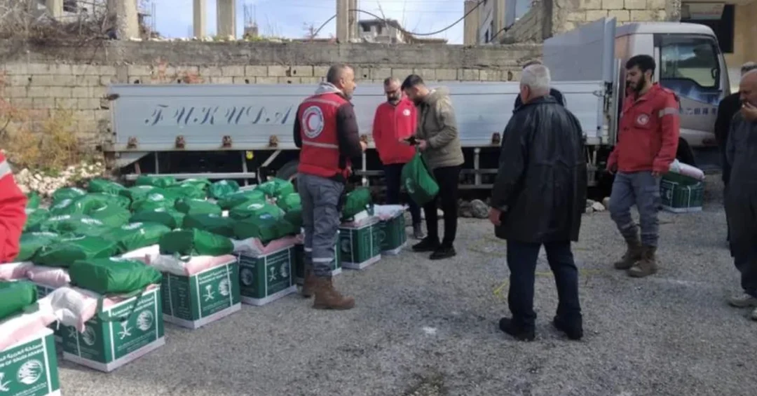 KSrelief Distributes Food and Hygiene Kits to 499 Families in Syria