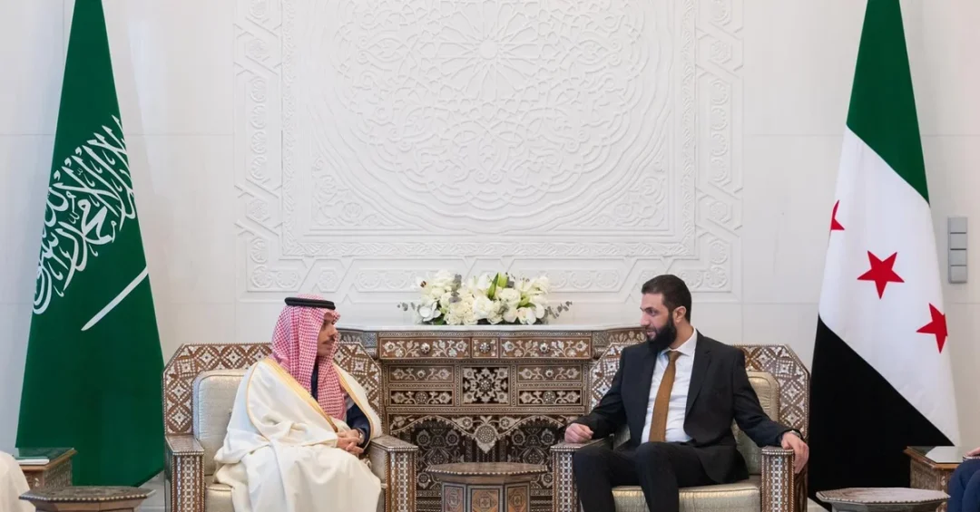 Saudi Foreign Minister Meets Syrian Leader in Damascus Diplomatic Visit