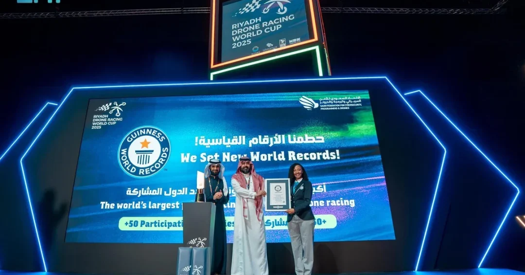 Riyadh Drone Racing World Cup Sets Guinness Record for Largest Edition