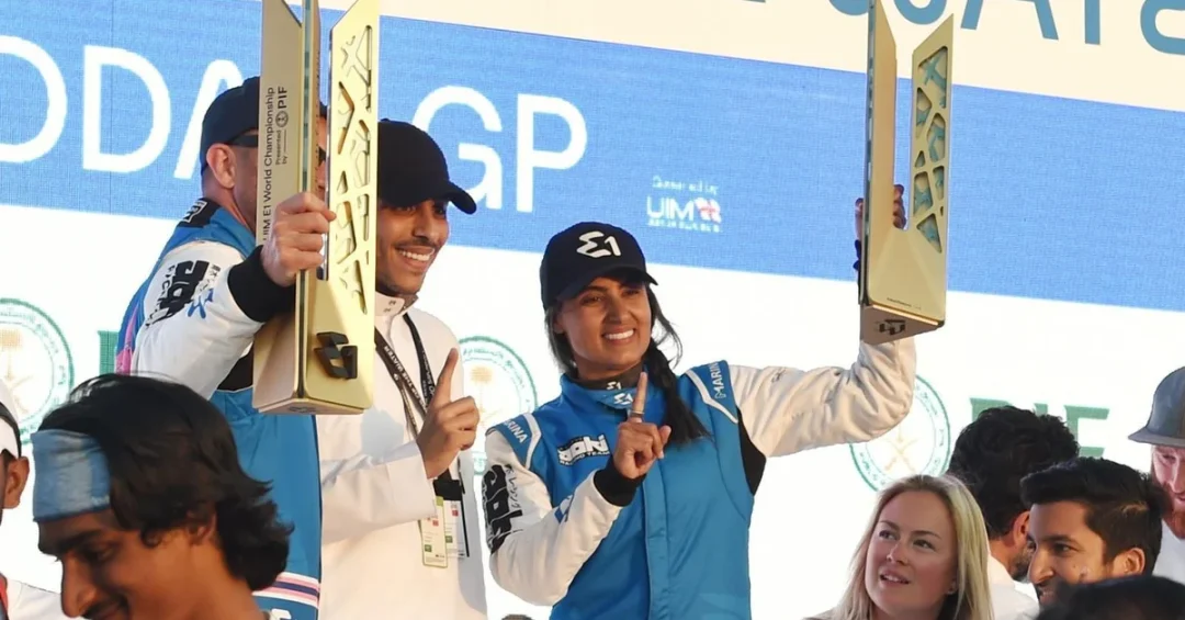 Team Aoki Wins Inaugural Round of E1 Electric Powerboat Championship in Jeddah