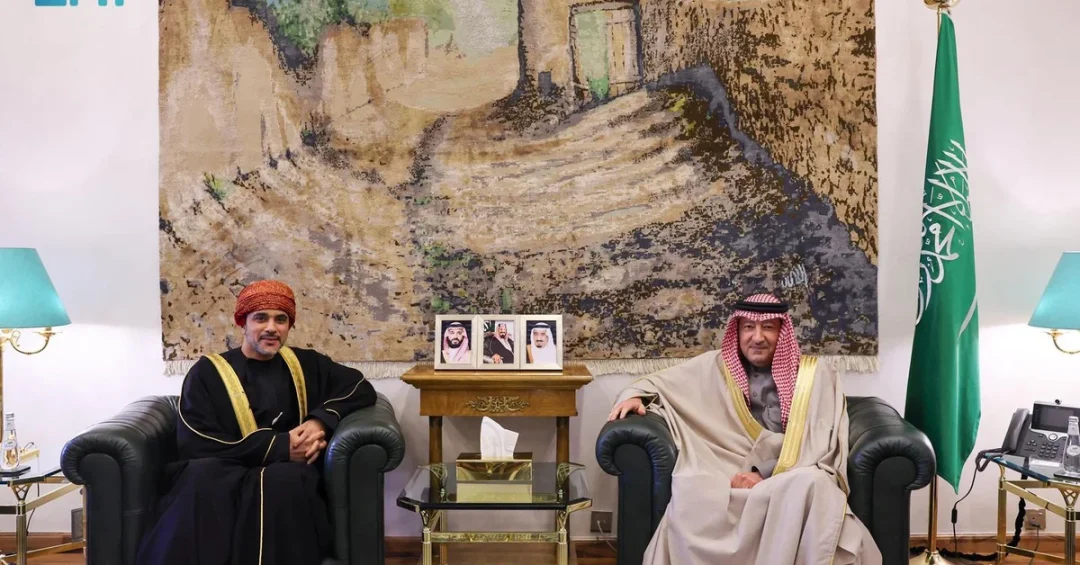 Saudi Vice Foreign Minister Receives Omani Ambassador in Farewell Meeting