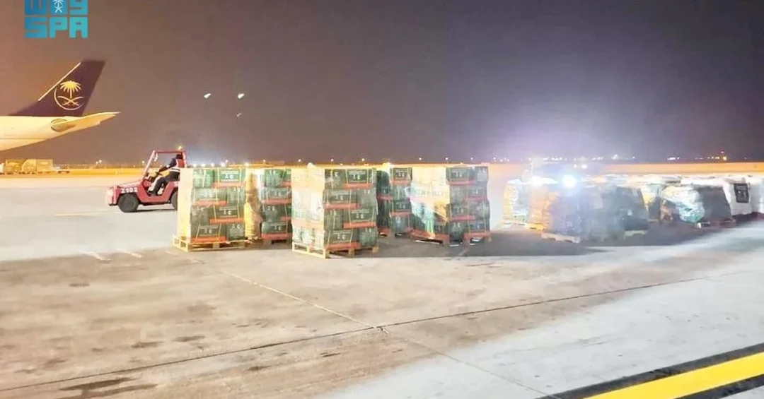 Fourteenth Saudi Relief Plane Departs for Syria with Essential Supplies