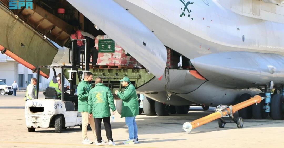14th Saudi Relief Plane Arrives in Syria with Vital Humanitarian Aid