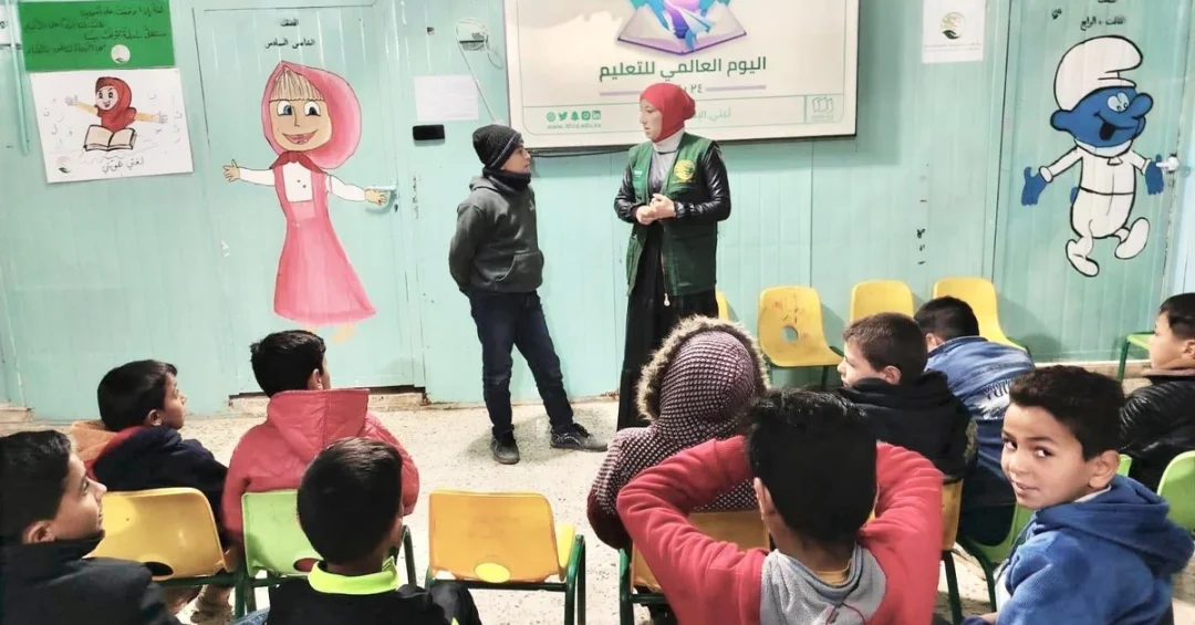 KSrelief Leads Education Drive at Zaatari Camp for Syrian Refugees