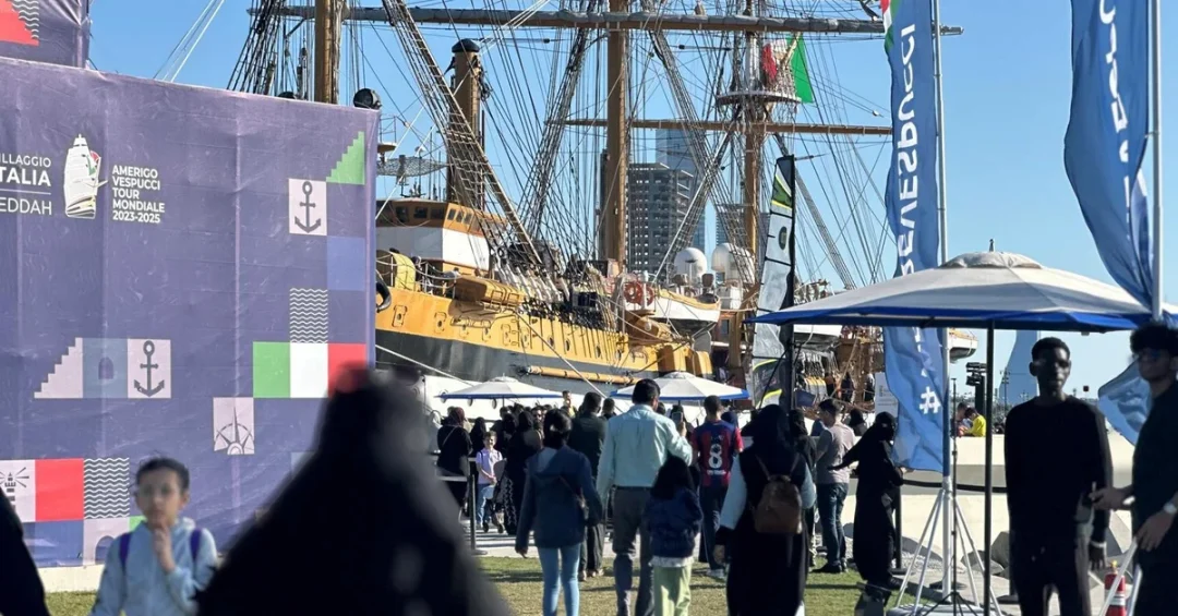Amerigo Vespucci Brings Italy’s Maritime Heritage to Jeddah’s Shores