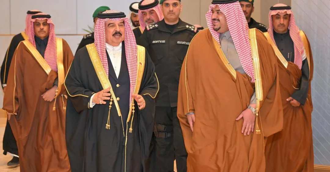 King of Bahrain Departs Riyadh as Deputy Governor Leads Farewell