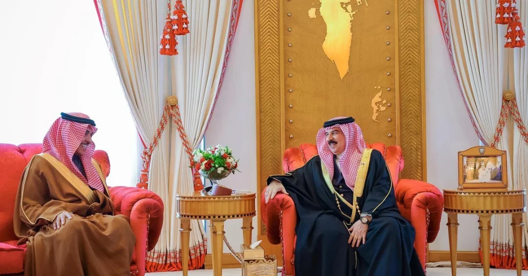 King of Bahrain Receives Saudi Media Minister to Bolster Bilateral Ties