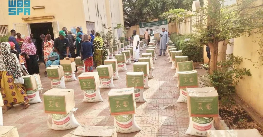 KSrelief Distributes 212 Food Baskets to 1,219 Beneficiaries in Mali
