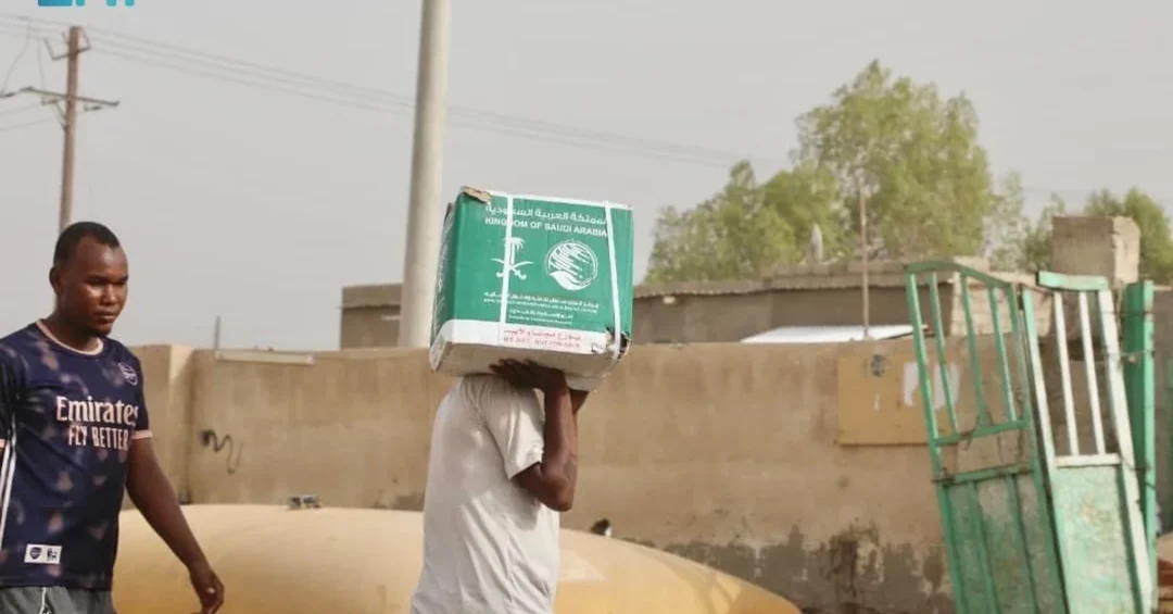 KSrelief Distributes Food Aid to Displaced Families in Sudan