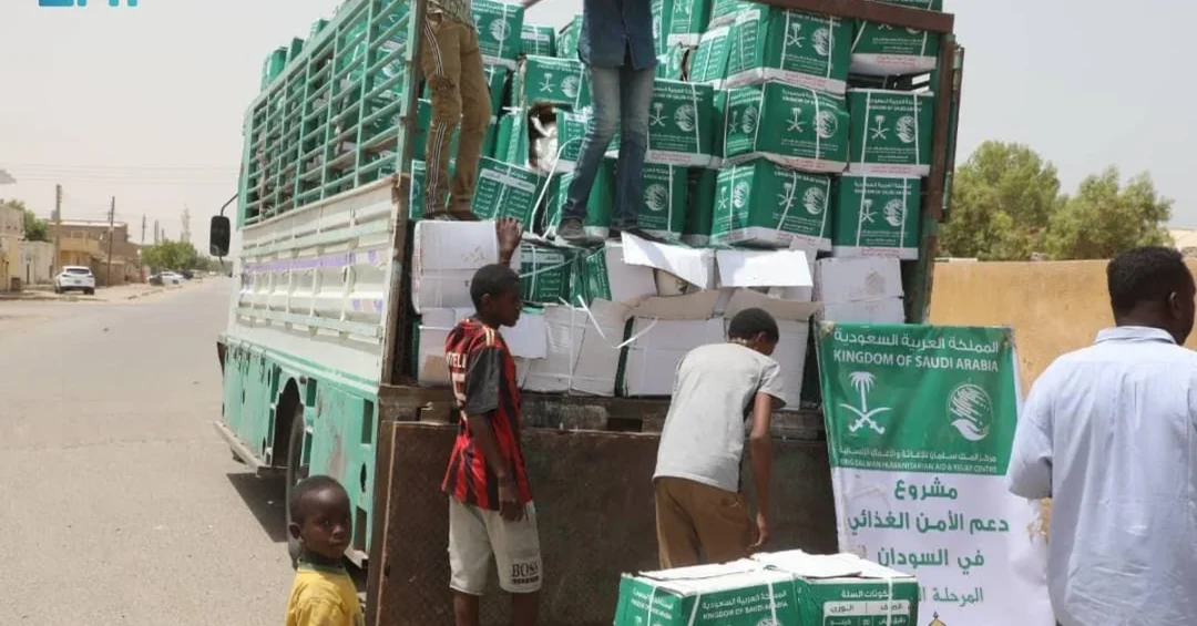 KSrelief Distributes 400 Food Baskets to Vulnerable Families in Sudan