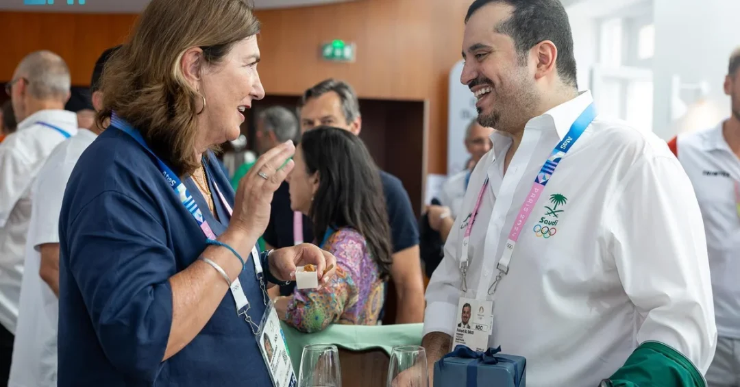 Saudi Official Attends Danish Triathlon Reception at Paris 2024 Olympics