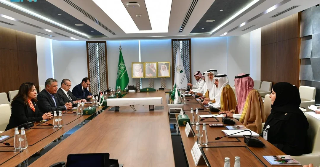 KSrelief Chief Meets Palestinian Ministers on Gaza Relief