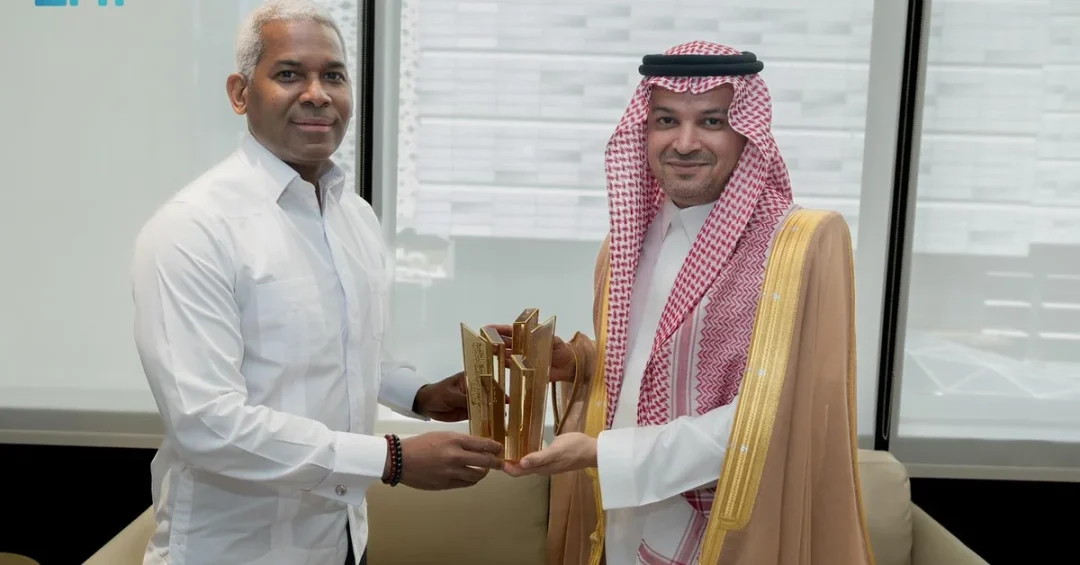 Saudi Culture Chief Meets Dominican Republic Ambassador to Boost Ties