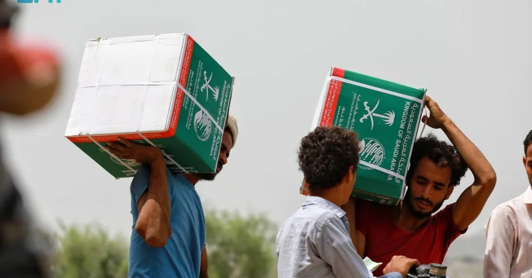 KSrelief Distributes 858 Food Baskets to Families in Yemen’s Al-Dali