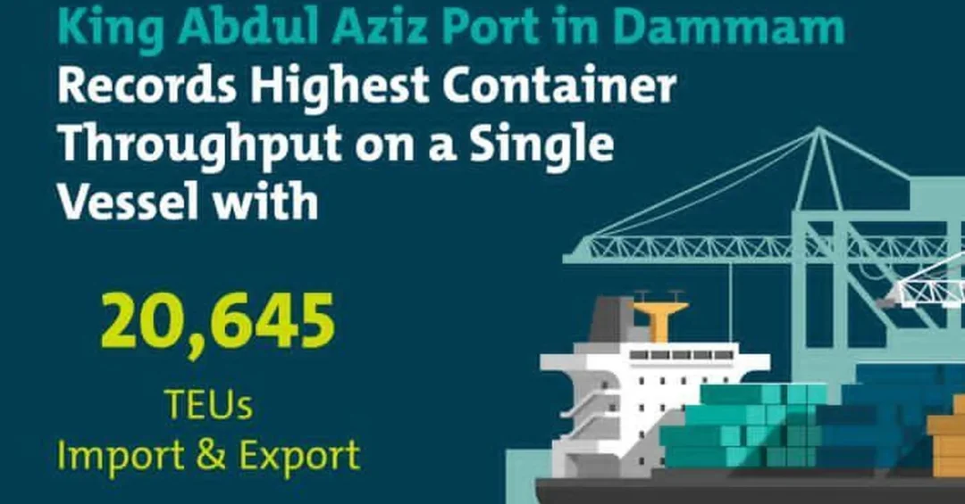King Abdulaziz Port Sets New Container Throughput Record