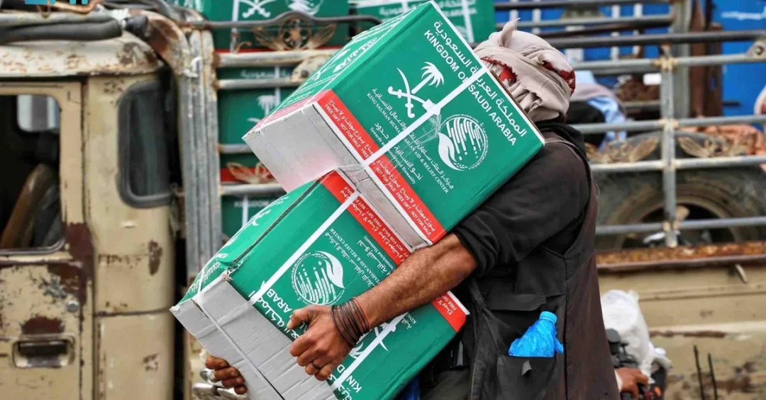 KSrelief Distributes 1,795 Food Baskets to Yemeni Families