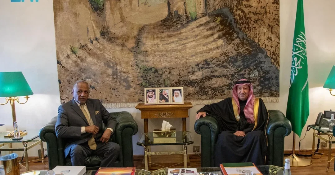 Saudi Vice Minister Discusses Sudan Crisis with Sudanese Ambassador