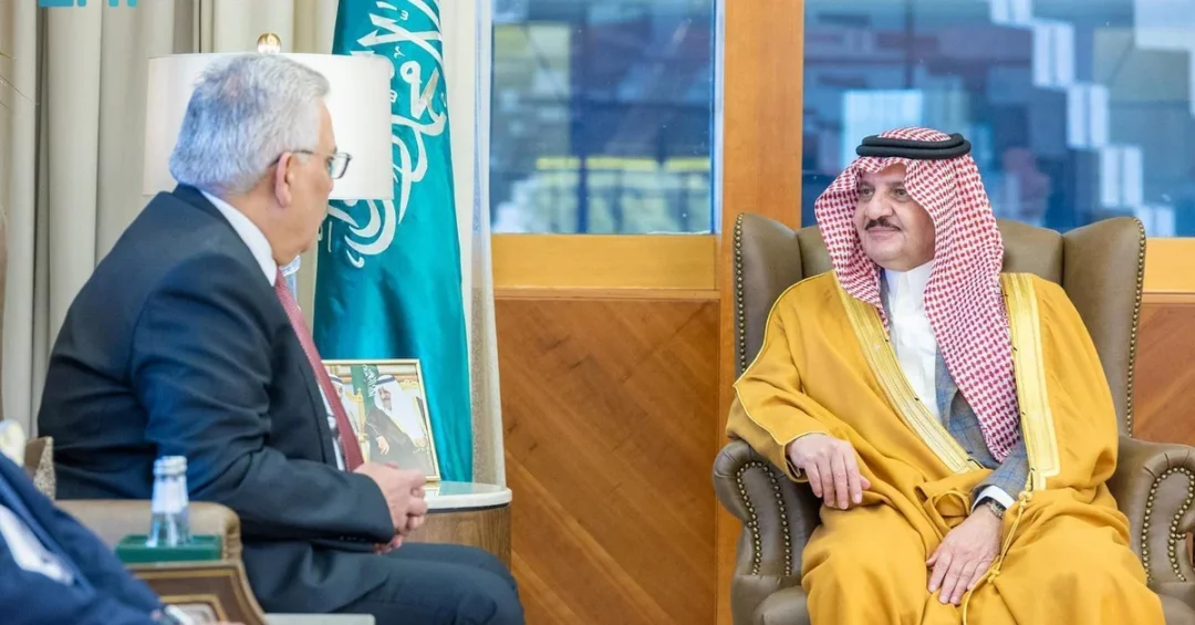 Eastern Region Governor Hosts Palestinian Ambassador-Designate in Dammam