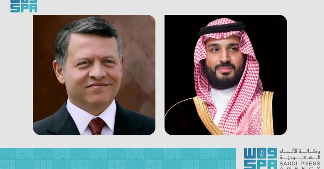 Saudi Crown Prince and Jordanian King Discuss Regional Stability
