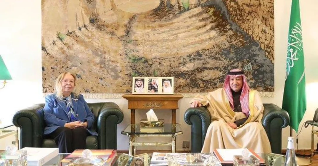 Saudi Vice Foreign Minister Meets UN Geneva Director-General in Riyadh