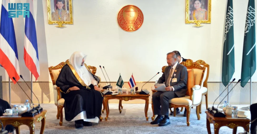 Saudi Shura Council Speaker Meets Thai Senate President to Boost Ties