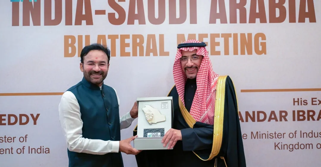 Saudi Industry Minister Discusses Mining Cooperation with Indian Leaders