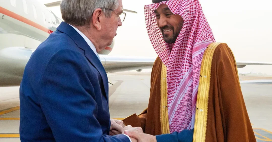 Saudi Minister Welcomes IOC President in Riyadh for Sports Talks