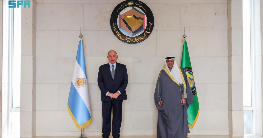 GCC Secretary General, Argentine Foreign Minister Strengthen Ties in Riyadh