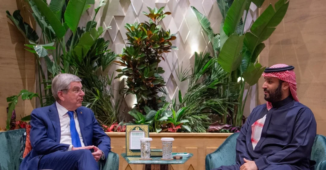 Saudi Crown Prince, IOC President Discuss Olympic Cooperation