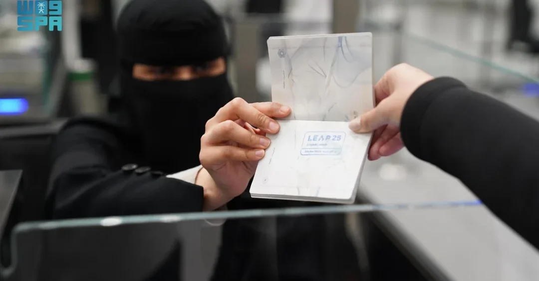 Interior Ministry Launches LEAP25 Stamp at King Khalid Airport