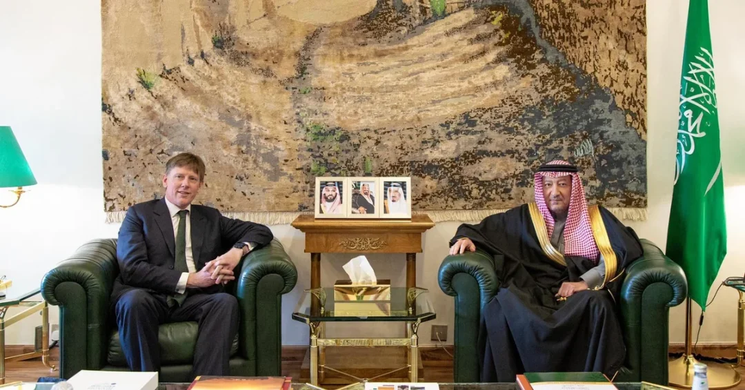 Saudi Vice Foreign Minister Meets UK Special Representative for Sudan