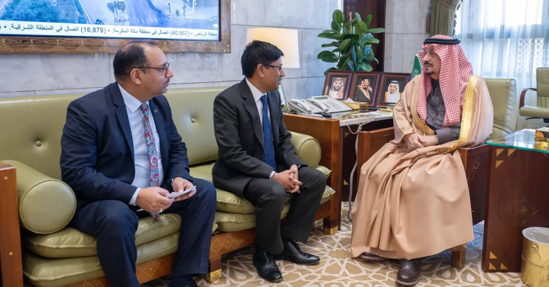 Riyadh Governor Welcomes New Bangladeshi Ambassador to Saudi Arabia