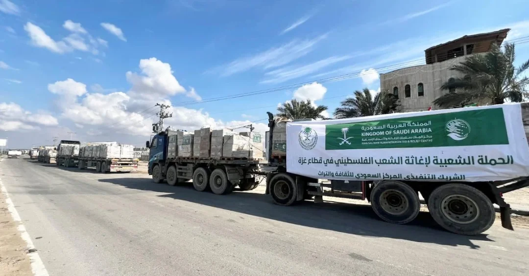 KSrelief Distributes Medical Supplies in Gaza Strip