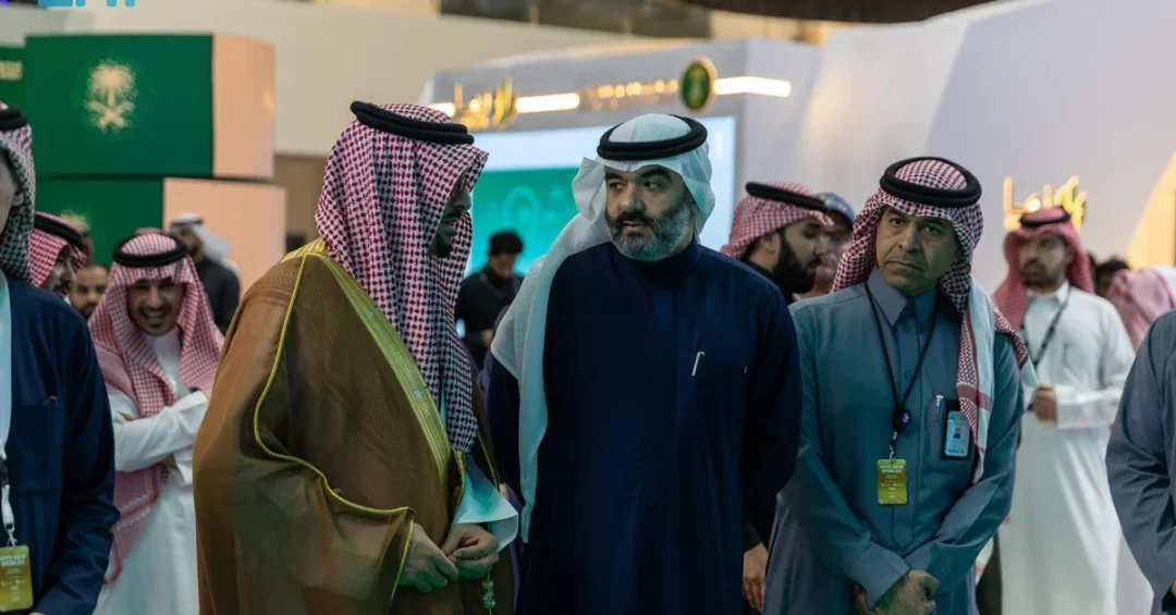 Saudi Minister Alswaha Visits Interior Ministry Pavilion at LEAP25