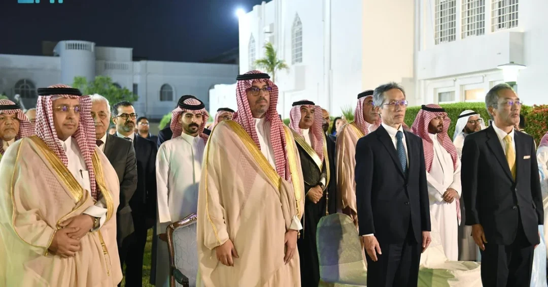 Jeddah Governor Attends Japan National Day Reception