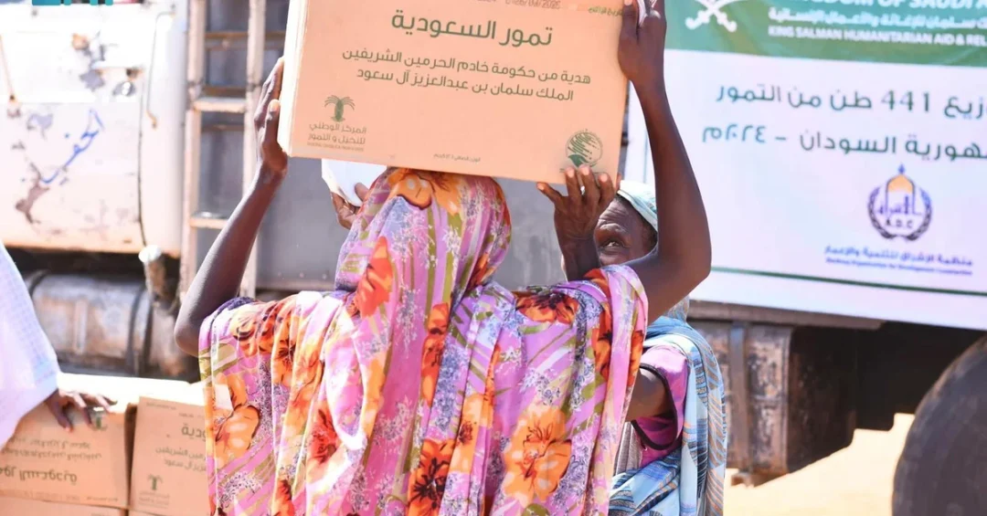 KSrelief Distributes 20 Tons of Dates in Sudan’s White Nile